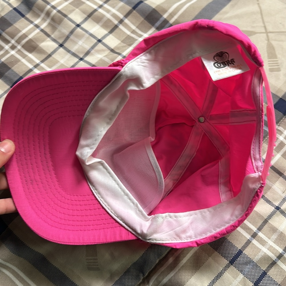 Rare Vintage 1990s Kappa Pink Trucker Hat View 2